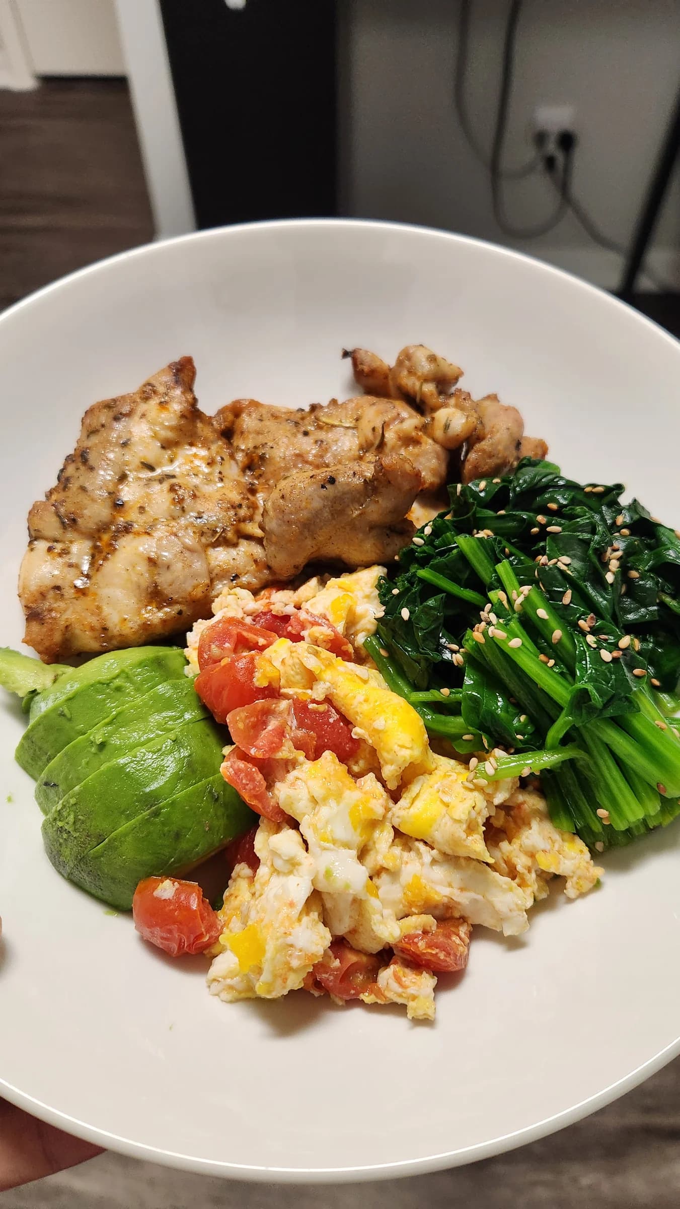 香煎雞腿排早午餐