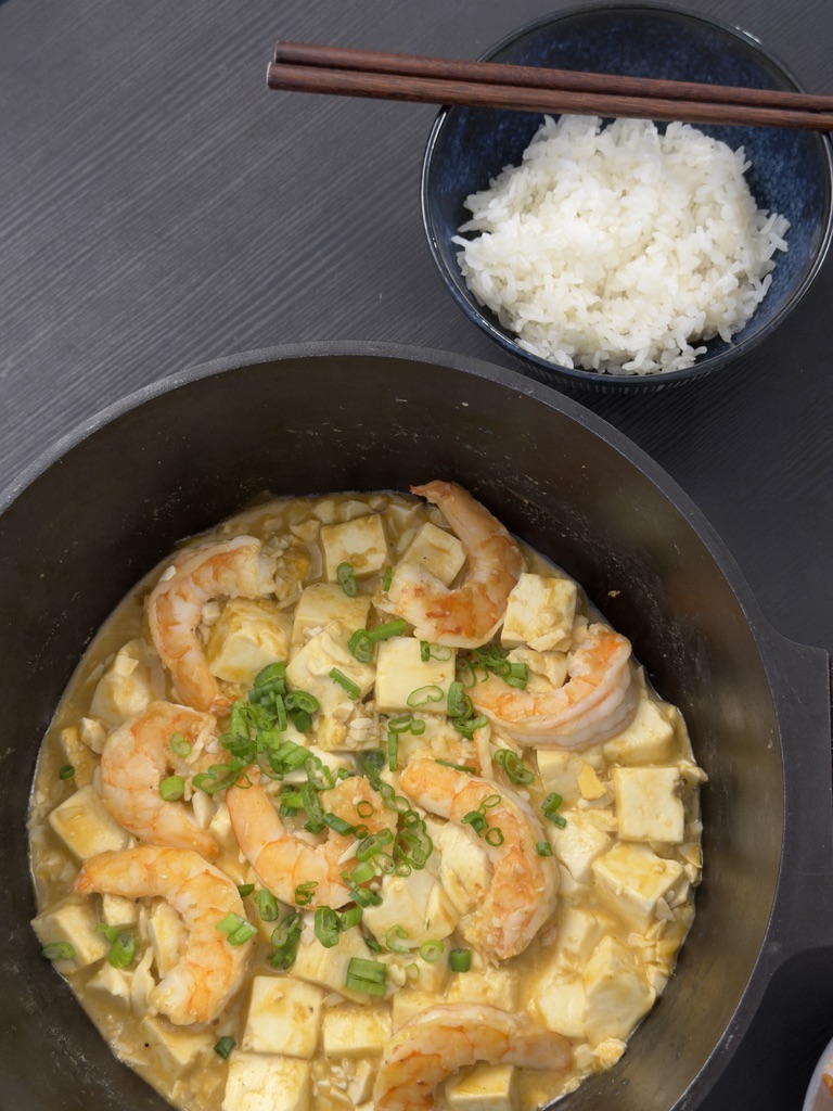 蟹黃鮮蝦豆腐堡