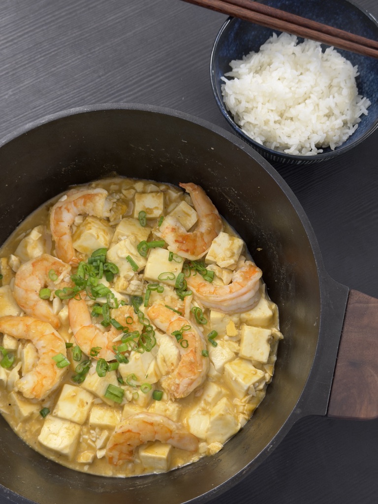 蟹黃鮮蝦豆腐堡 - 2